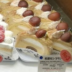 立川 ケーキ屋さん エミリーフローゲ 本店 人気ケーキNO.3 和栗モンブラン